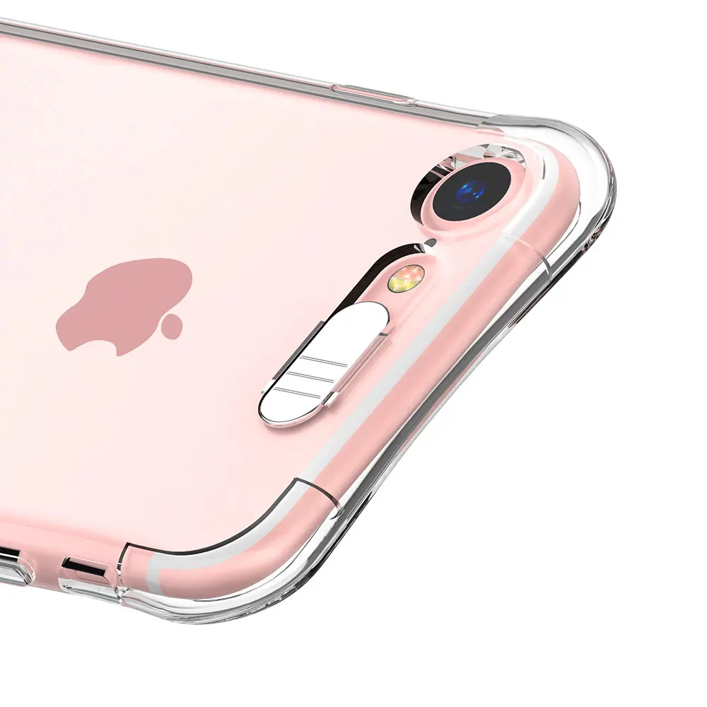 Силиконовый чехол KISSCASE для iPhone 5S 5 SE 6S 6 7 8X10 прозрачные чехлы 8 Plus X мигающий |
