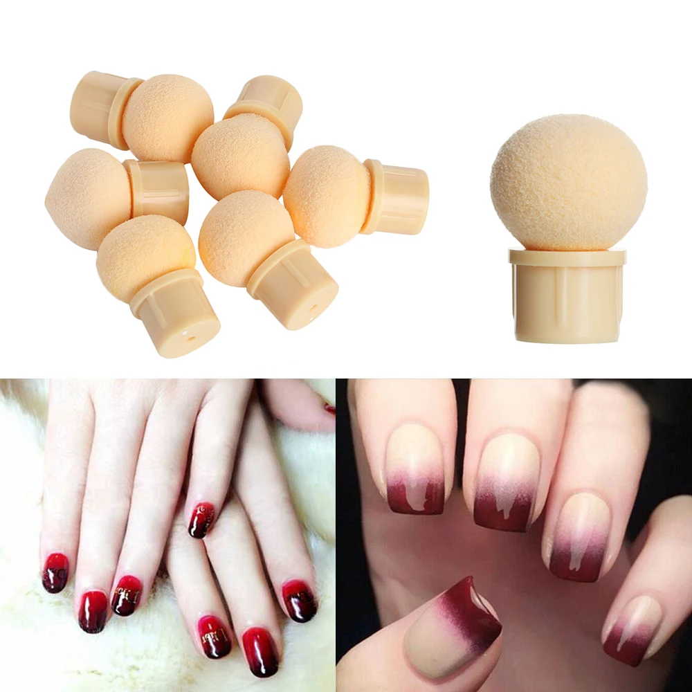 6 шт./компл. сменная двойная раскачивающаяся градиентная кисть для дизайна ногтей