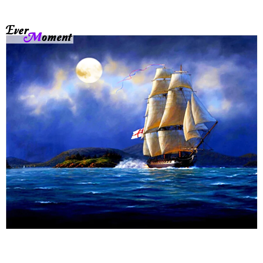 Алмазная вышивка diy 5d алмазная живопись наборы для вышивки крестом корабль