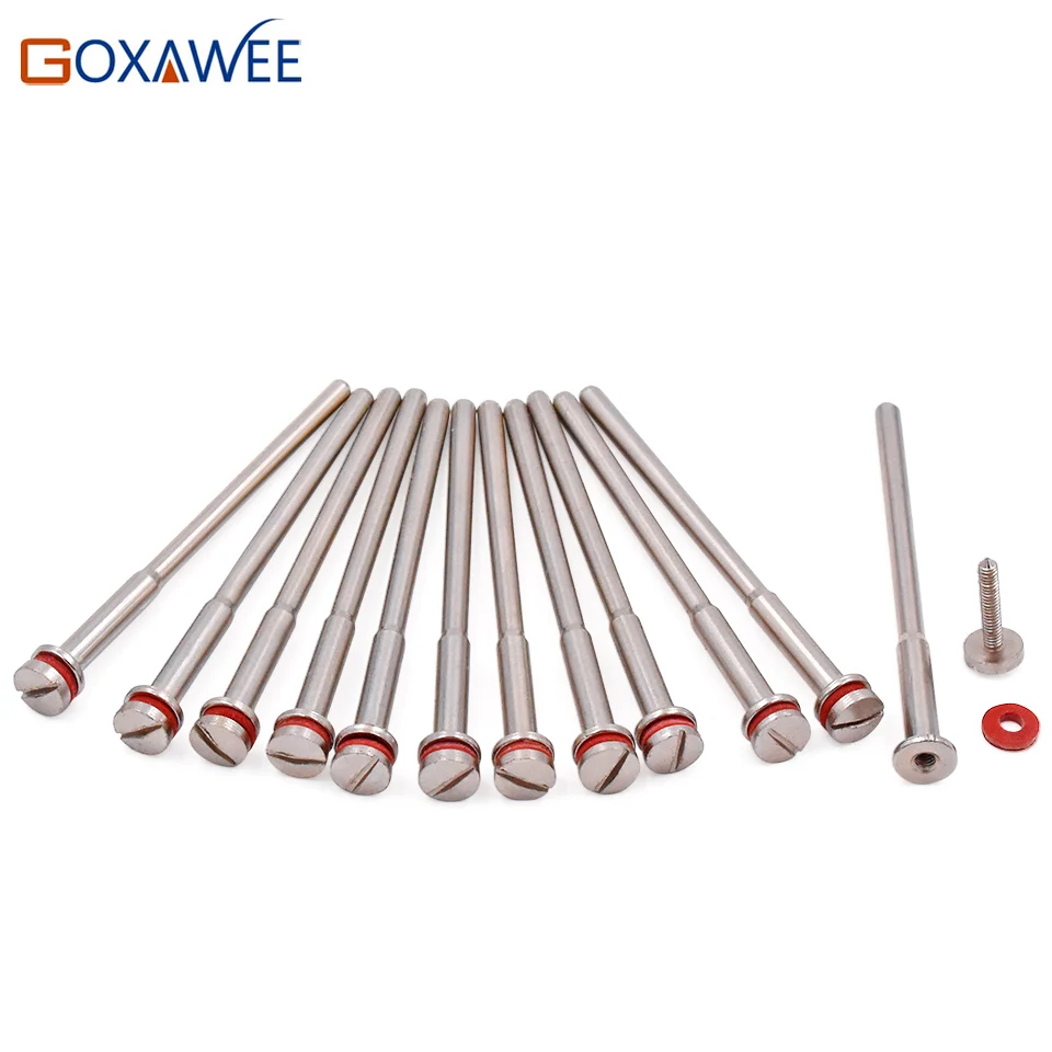 GOXAWEE 10 шт. полировальные колесные оправки резки отрезной диск держатель