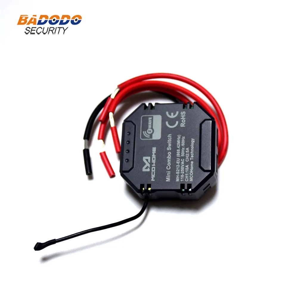 Z wave EU 868 42 MHz In wall dual релейный выключатель питания модуль включения/выключения MCO