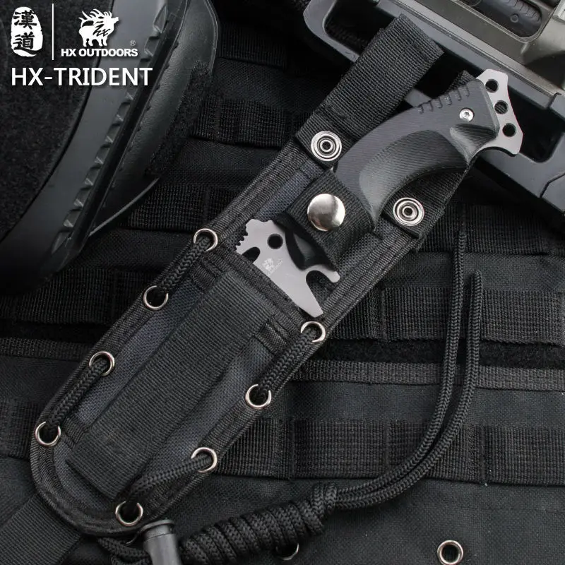 HX на открытом воздухе Портативный Тактический Армии выживания Шестерни нож