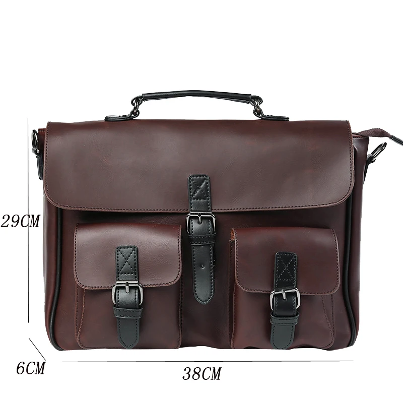 Высококачественные мужские Сумки из искусственной кожи сумки-мессенджеры