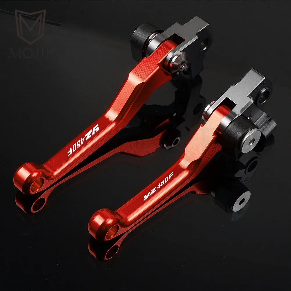 YZ450F 01-07 RD Для YAMAHA YZ450F YZ 450F 450 YZ450 F 2001-2007 2008 2009 Мотокросс CNC Pivot тормозные рычаги сцепления Байк - Цвет: YZ450F 01-07 RD