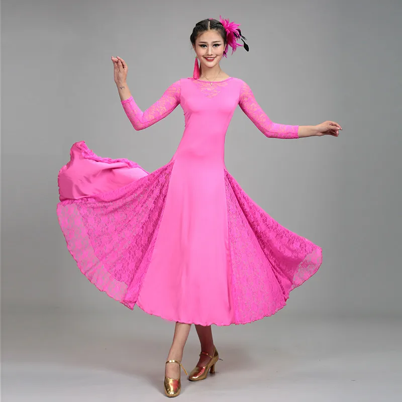 6 цветов молочное волокно новое современное платье для танцев женское бальное