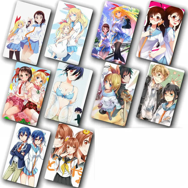 Nisekoi Сексуальная наклейка 100 шт разных стилей Аниме стикер s автобус ID