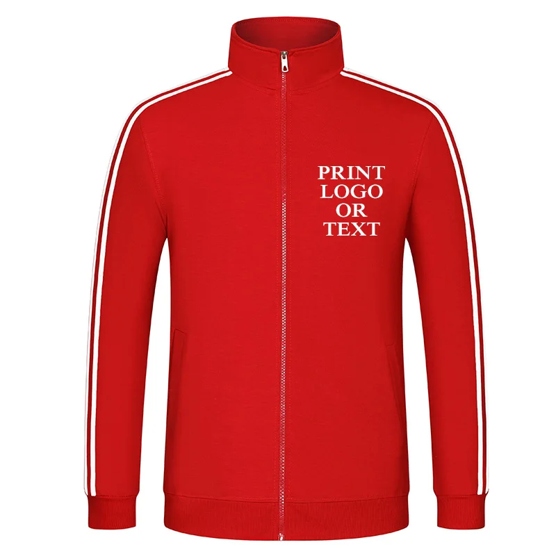 New Arrival Design Custom Sweatshirts For Couples Women And Men Casual Hoodies Long Sleeve Jacket Coat Print Your Own Logo Text