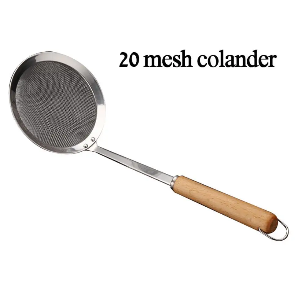Дуршлаг Из Нержавеющей Стали масляная ложка тонкий сетчатый дуршлаг сито