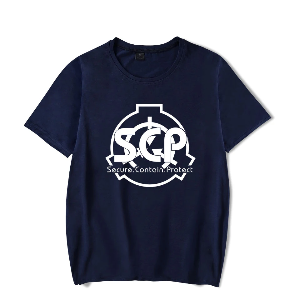 Новейшая летняя модная футболка Scp Foundation мужская и женская повседневная с