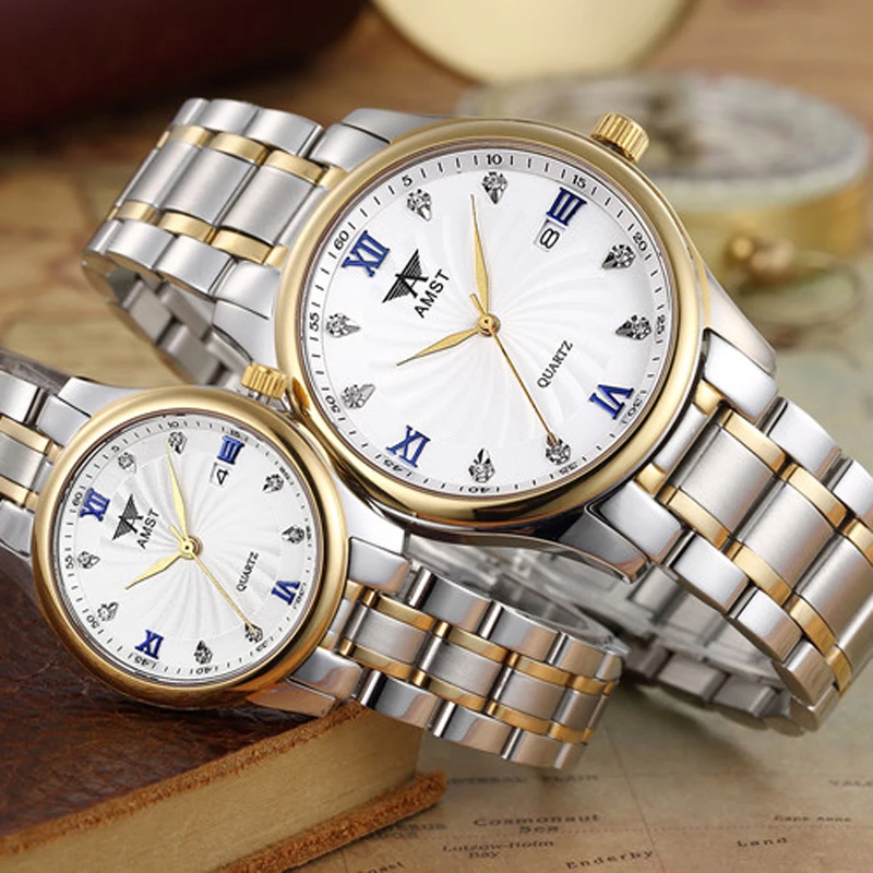 Часы AMST мужские модные спортивные кварцевые водонепроницаемые полностью