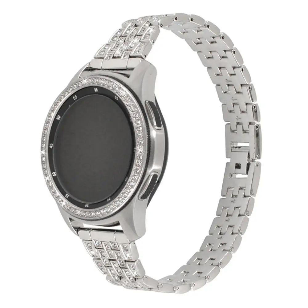 Кольцо ободк для часов Samsung Galaxy Watch 46 мм клейкая крышка металлические аксессуары с