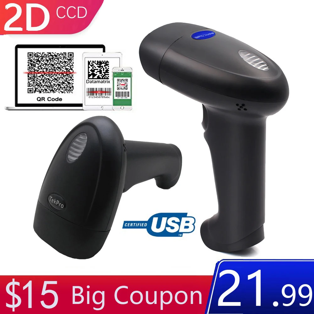 TekPro MK30 USB 2D сканер штрих кодов компьютер экран мобильный платеж 1D QR кода|Сканеры| |
