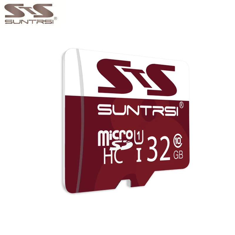 Suntrsi Microsd SD 128 ГБ 256 карты памяти 64 32 флэш для телефона высокого Скорость класса 10