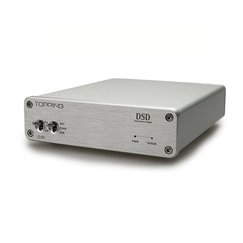 2017 Горячая Распродажа TOPPING D30 DSD аудио чистый декодер USB DAC коаксиальное Оптическое
