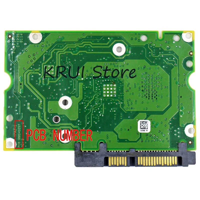 HDD PCB Логическая плата/номер платы: 100643297 REV B