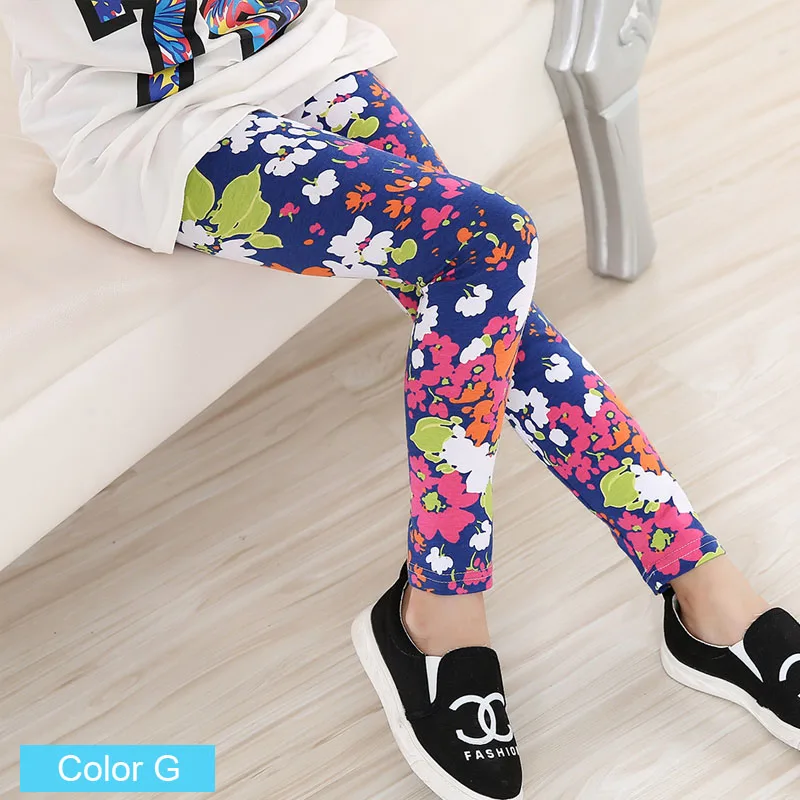 Детские леггинсы 2-14 лет - Цвет: Color G