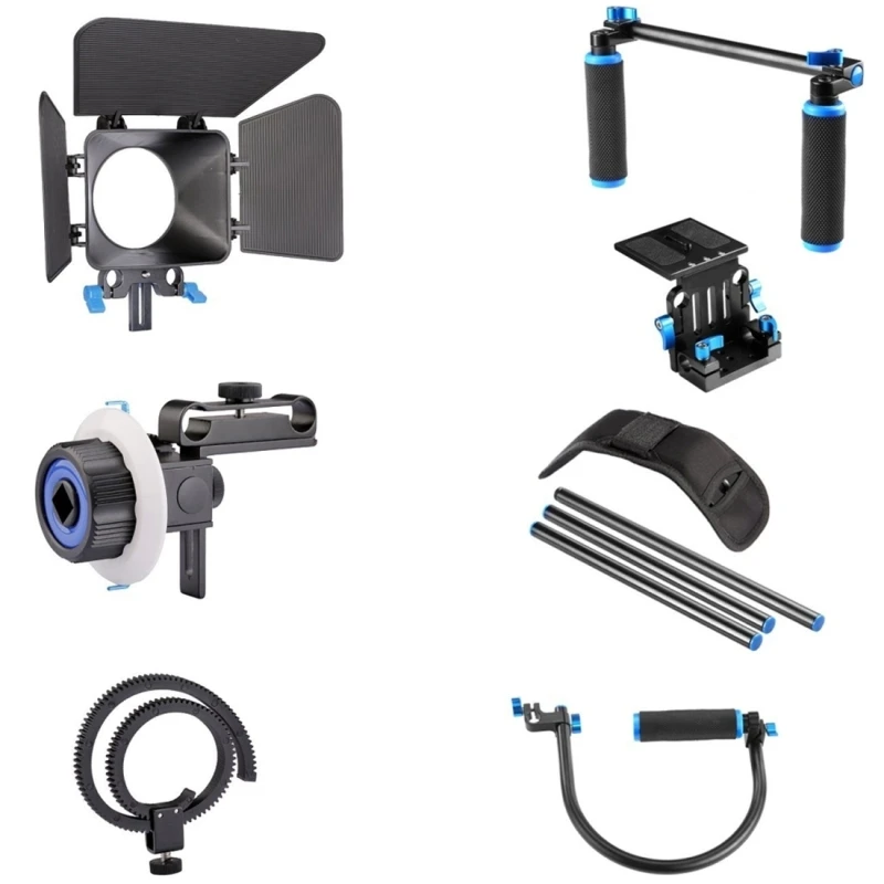 Стабилизатор видеокамеры DSLR с плечевым креплением + матовый бокс Крепление C