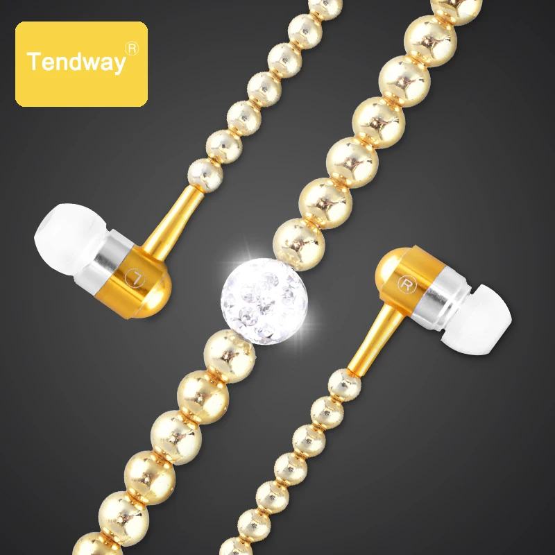 Tendway ювелирные изделия жемчужное ожерелье магнитные наушники вкладыши с