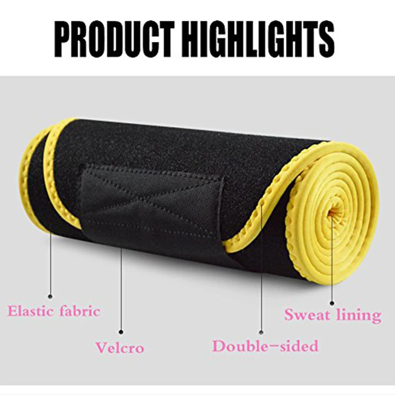 Пояс для поддержки поясницы и талии унисекс пояс похудения сжигания жира фитнеса