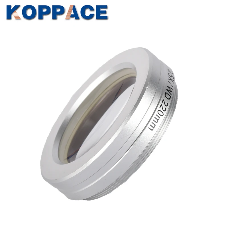 

KOPPACE 0.5X Stereo Microscope Auxiliary Lens 220mm Working Distance Microscope Lens 54.8mm Interface Size Microscope Objective