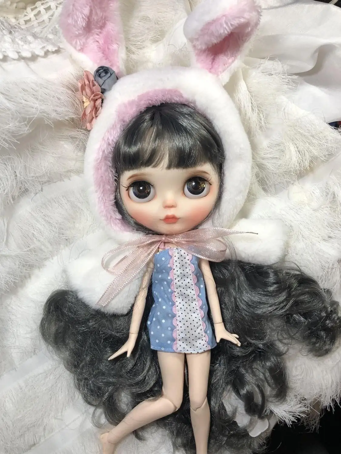 Куклы Blythe маленькая тканевая кукла белая стройная разноцветные бабушка серая 19