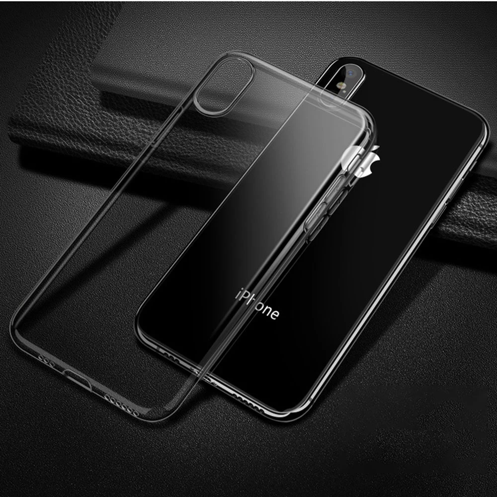 Shockproof Ultra Slim case For iPhone 6s 8 7 6 Plus X XS max XR Transparent TPU Cover Soft Cases Accessories | Мобильные телефоны и