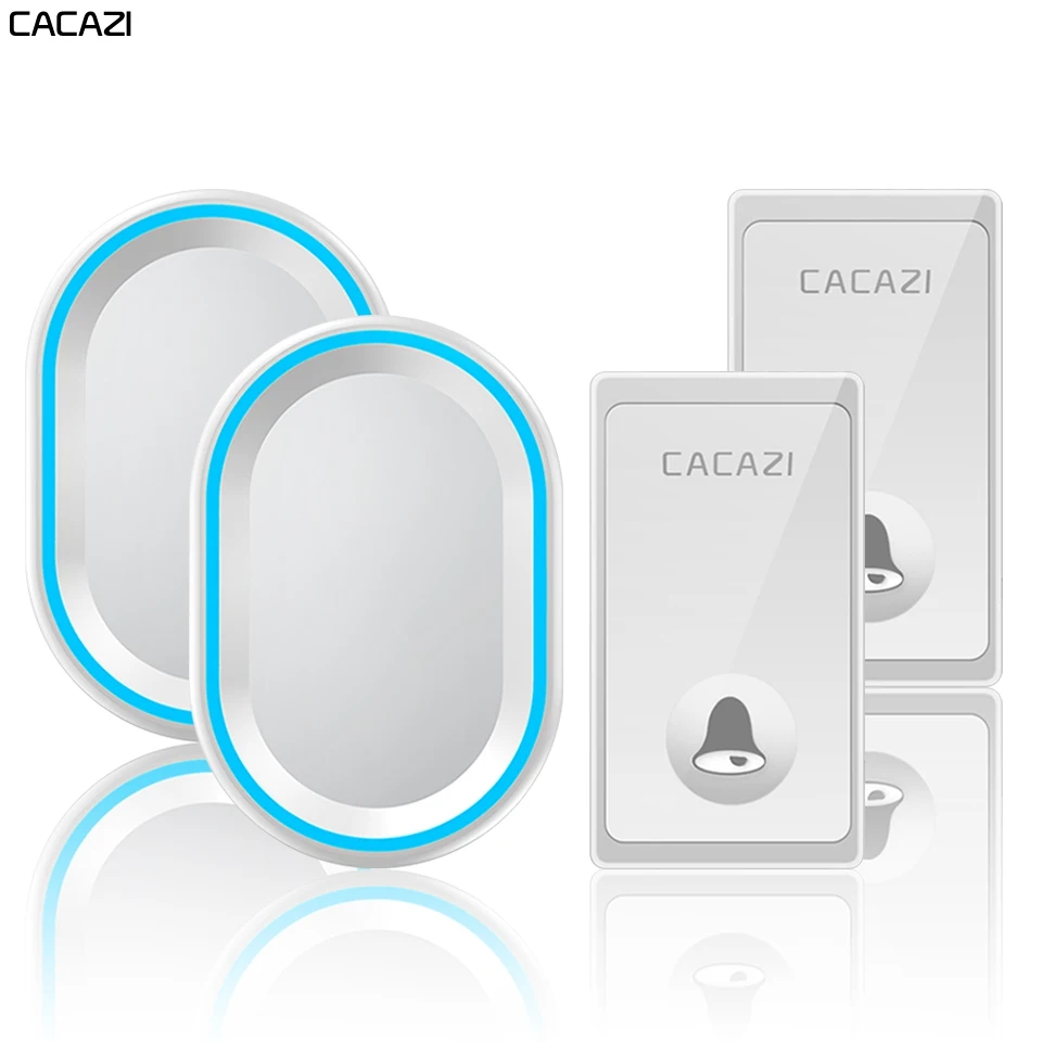 Автономный беспроводной дверной звонок без аккумулятора водонепроницаемый 2