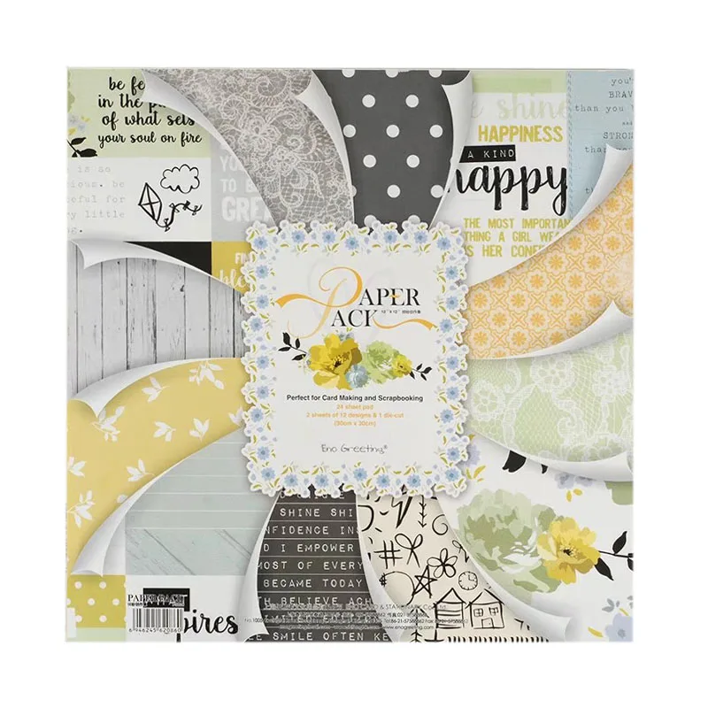 Набор для скрапбукинга 12 дюймов 24 листа цвет в ассортименте