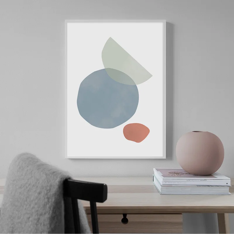 Abstract Shape Poster Geometric Wall Art Canvas Print Minimalist Painting Nordic Decoration Picture Scandinavian Home Decor | Дом и сад