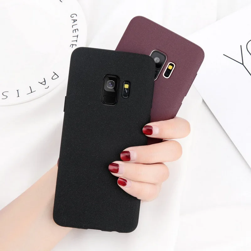 NOWAL Ultra Slim Matte Case For Samsung S9 S8 Plus S6 S7 Edge Note 8 9 A6 A7 A8 J4 J6 J8 2018 J3 J5 J7 Pro Soft Silicon Cover |