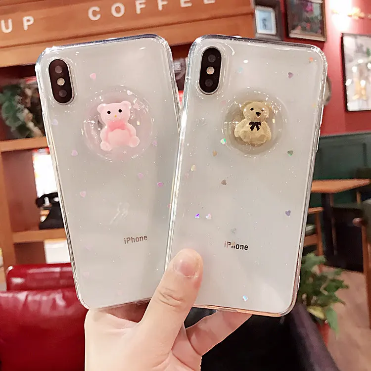 Чехол для Huawei P8 P9 P10 Plus P20 Lite P30 pro selfie P Smart милый женский Блестящий Мягкий защитный