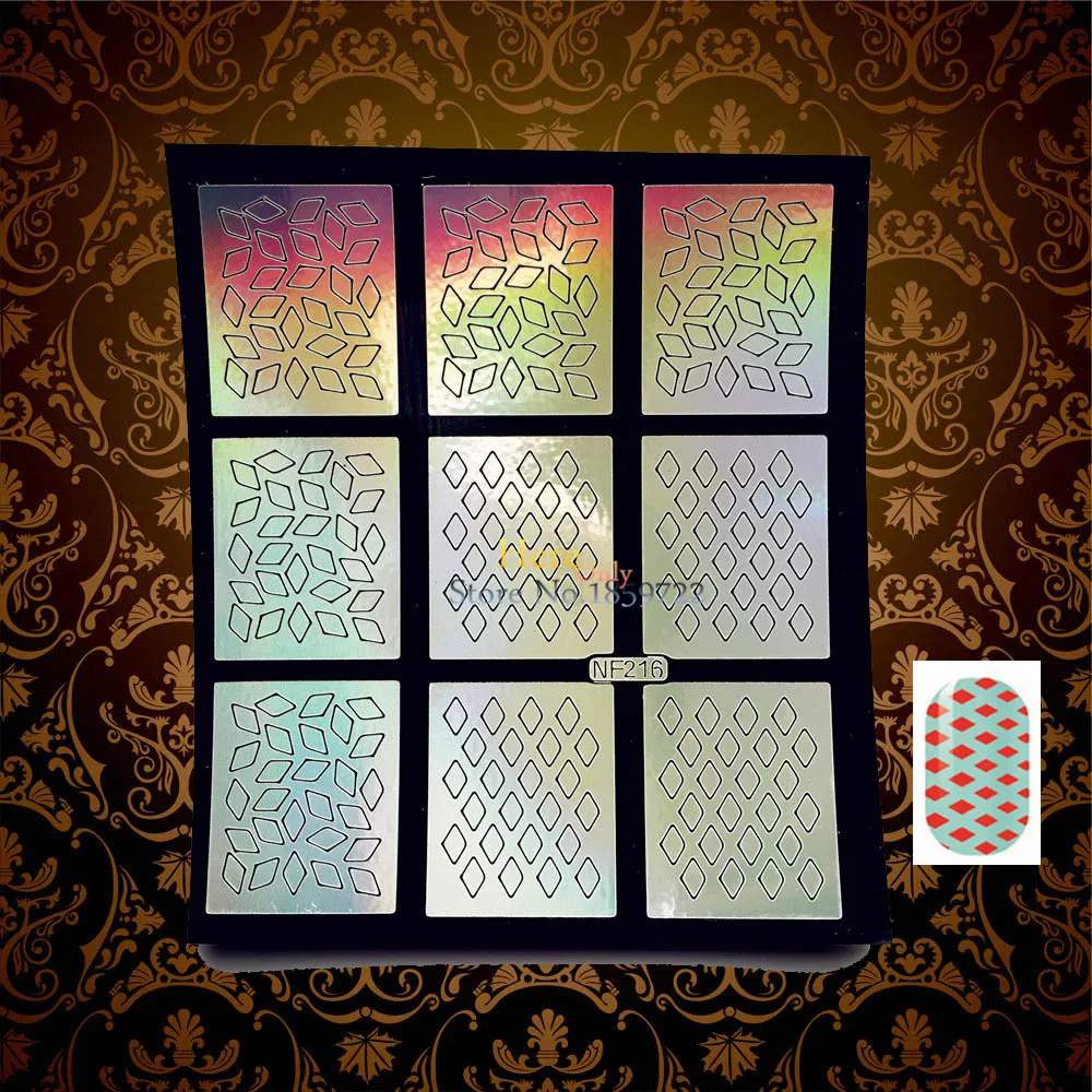 1 шт. декоративная фольга для ногтей с цветочным узором|sticker nail|stickersticker wall |