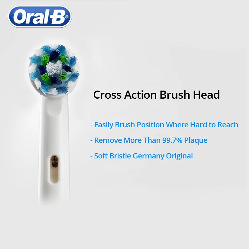 Сменная головка зубной щетки Oral B для электрической взрослых с мягкой щетиной