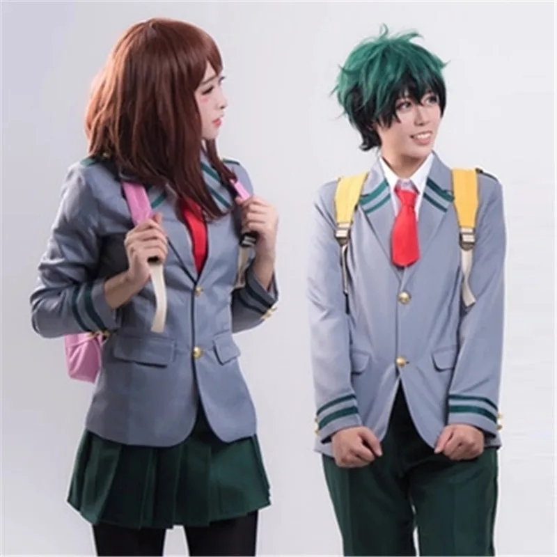 My Hero Academy Boku no Hiro Академия мидория изуку косплей парик зеленый черный микс