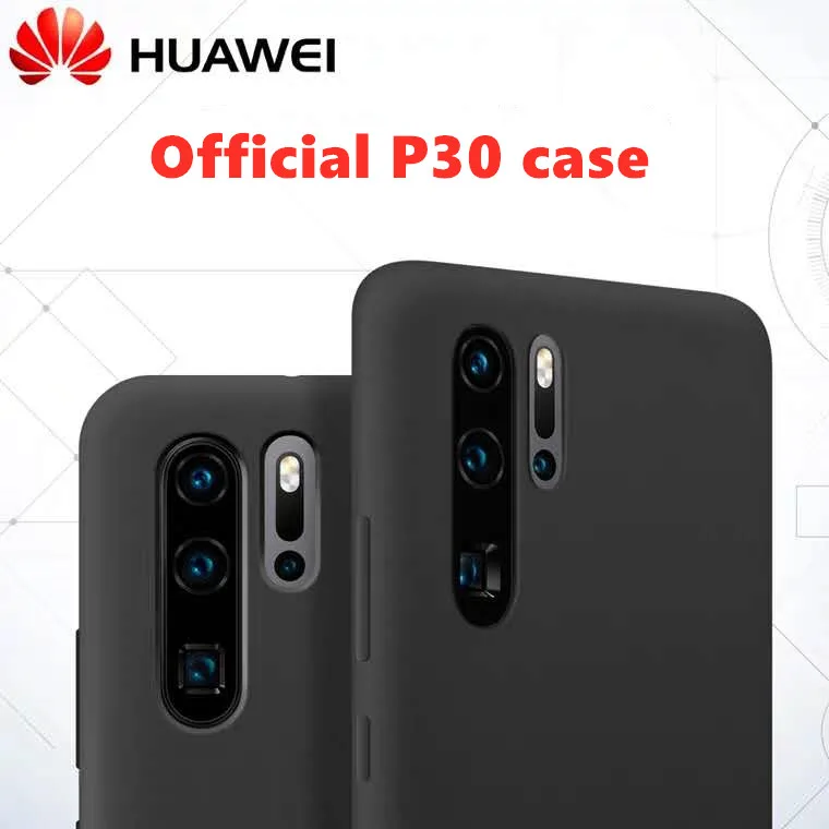 Чехол для Huawei P30 Pro 100% оригинал от HUAWEI Официальный жидкий силиконовый защитный