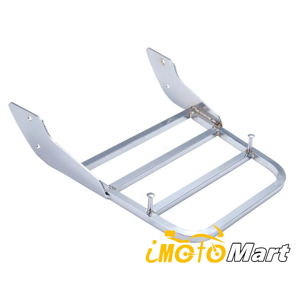 Хром пассажирская спинка Чемодан стойки для Honda Shadow Стид VLX 600 1999 2007 тени VT750 C2 1997 2003