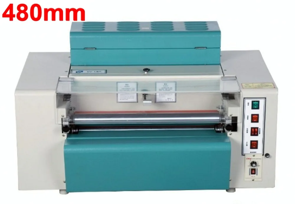 480 мм фотомашина для нанесения УФ покрытия бумажные флаеры машина ламинирования