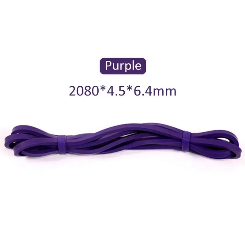 Горячая тренажерный зал фитнес тренировка силы Оборудования Латексные эластичные Эспандеры тренировки Кроссфит Йога резиновые петли для занятий спортом, пилатеса - Цвет: Purple