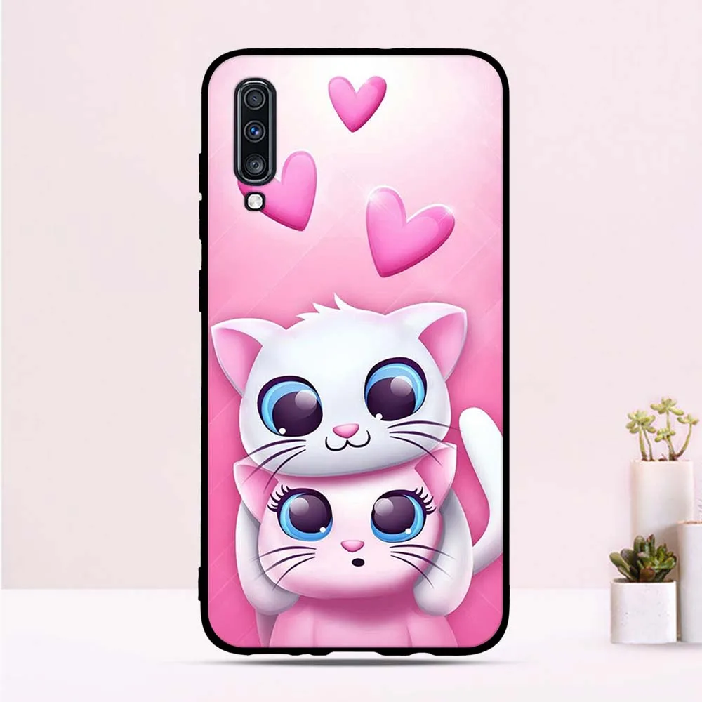 Чехол для Samsung Galaxy A70 силиконовый защитный чехол с принтом A 70 A705 SM-A705F/DS | Мобильные