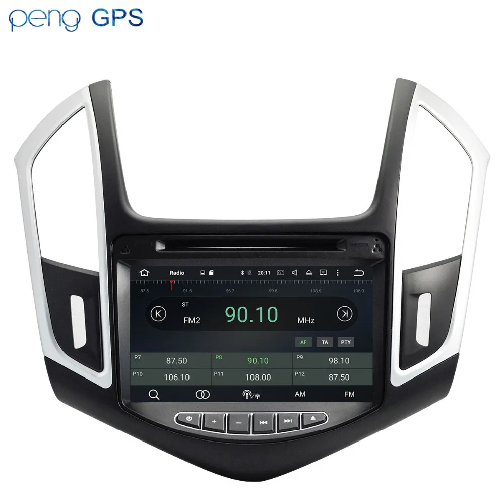 Автомобильный стерео Android 8 1 gps мультимедийный плейерор для Chevrolet Chevy Cruze 2012 2015