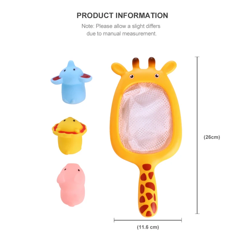 Ванны игрушки для детей Детские ванной Сожмите звучащие Dabbling милые слон воды