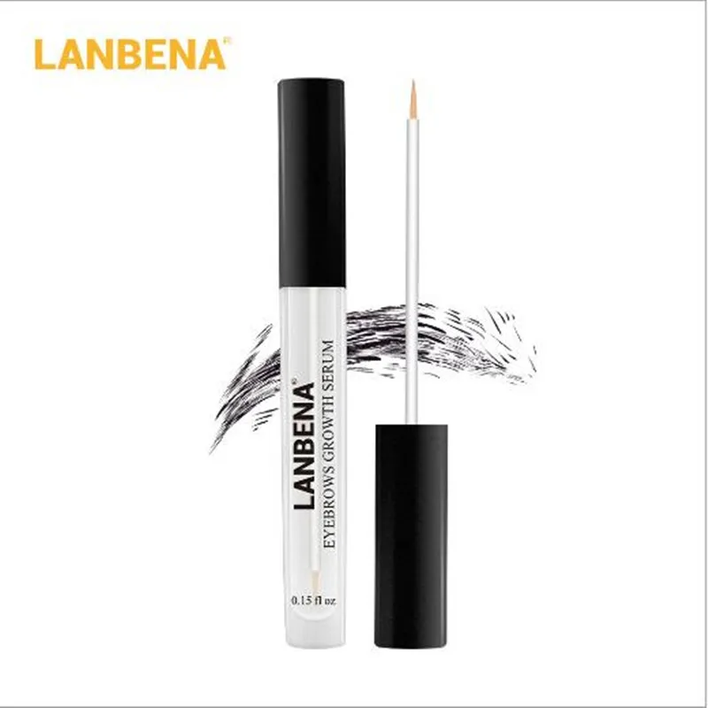 eyebrow growth serum Бровей Сыворотки для бровей, стойкая краска для усиления цвета дляспециалистов по наращиванию ресниц сыворотка для рост бровей уже более толще питает мощный рост волос LANBENA - Цвет: eyebrow growth serum