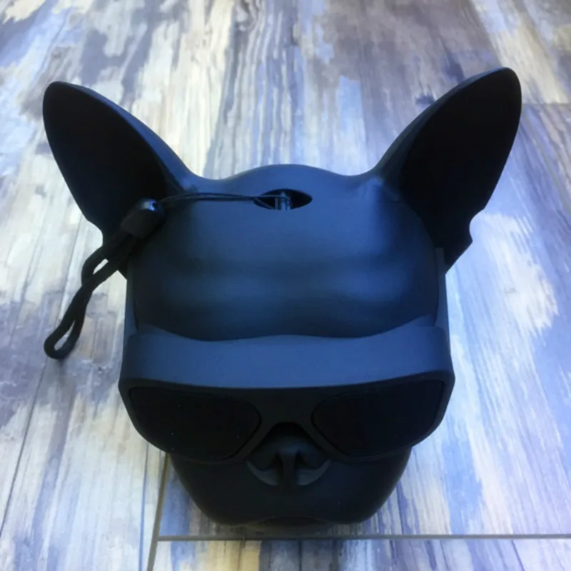 Модный беспроводной динамик Aerobull Dog Head Bluetooth 4,1 с ремешком бульдог, Bluetooth, HIFI сабвуфер, поддержка u-диска, TF карта