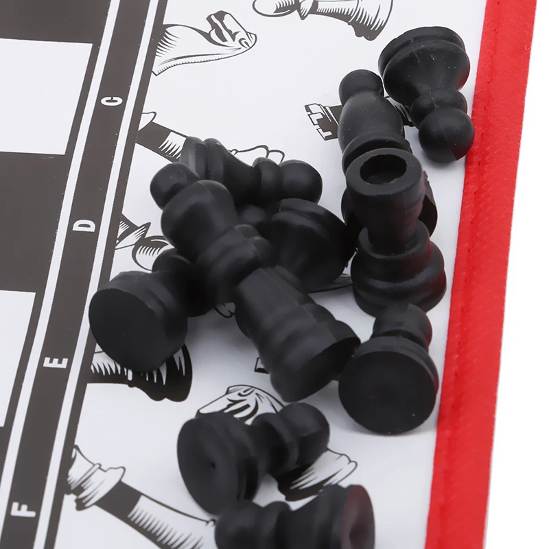 Детские пазлы игрушка черно-белая Нетканая ткань можно сложить Chesses с шахматной