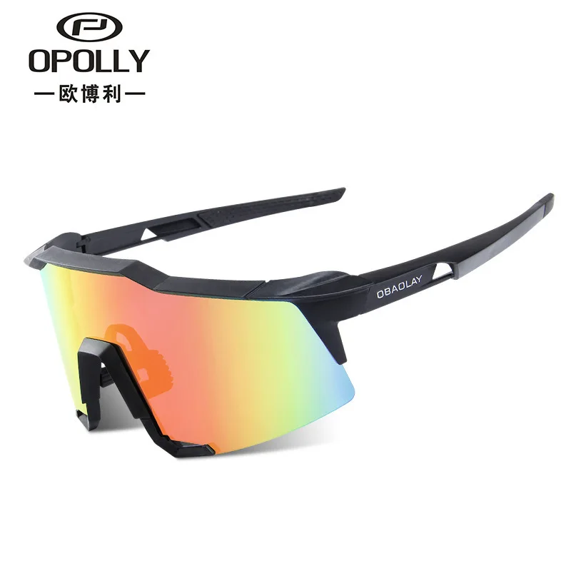 Очки для спорта TR-90/PC с новой большой рамкой, защитой от УФ-лучей и песка для горного туризма, вождения, катания на лыжах и т. д.