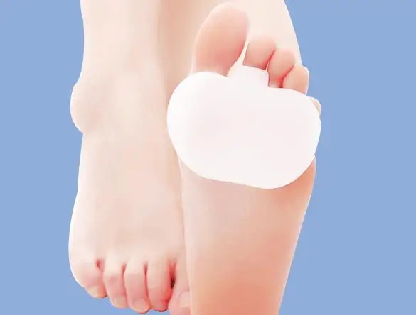 2 шт. гелевая подушечка под стопу Valgus Pro Уход за ногами высокие каблуки передняя