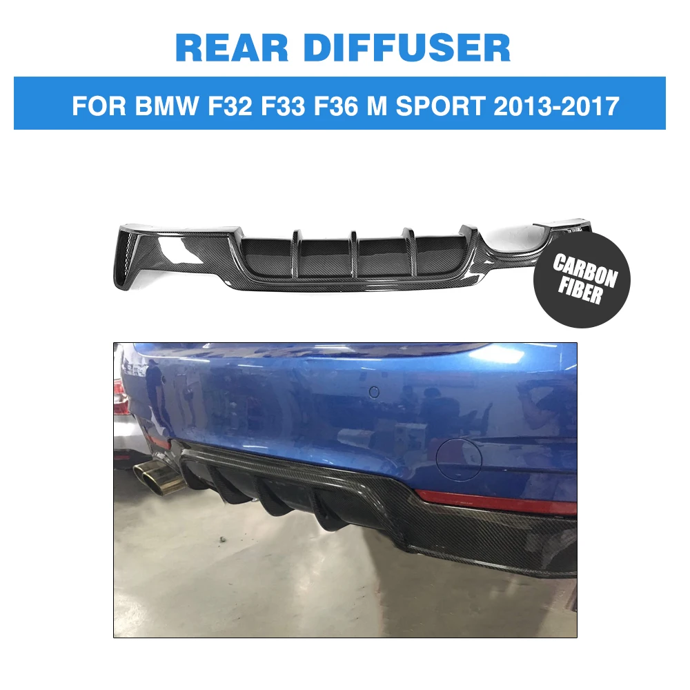 Неокрашенный диффузор для заднего бампера из углеродного волокна/ФАП BMW 4 серии F32