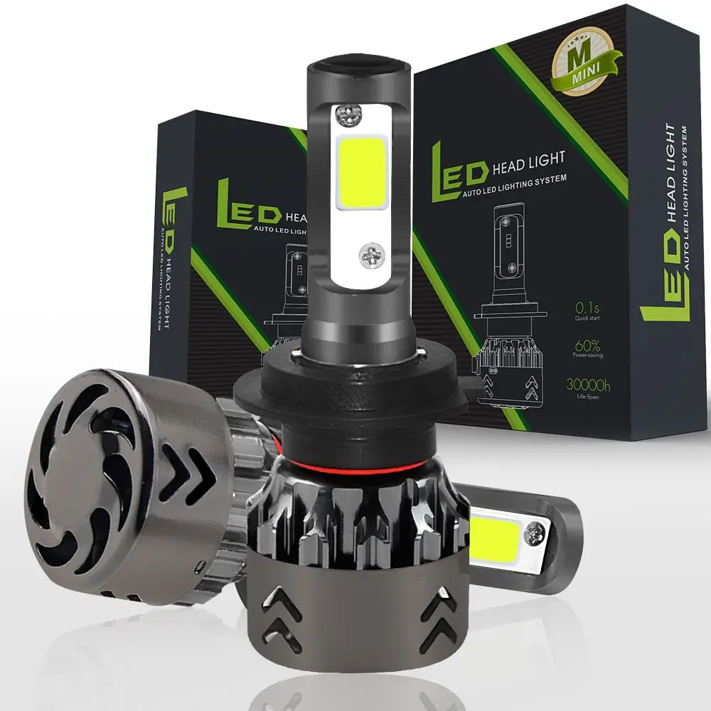 2018 New H7 mini6-COB LED Car Headlight Kit Bulbs Conversion 6000K White Lamps | Освещение