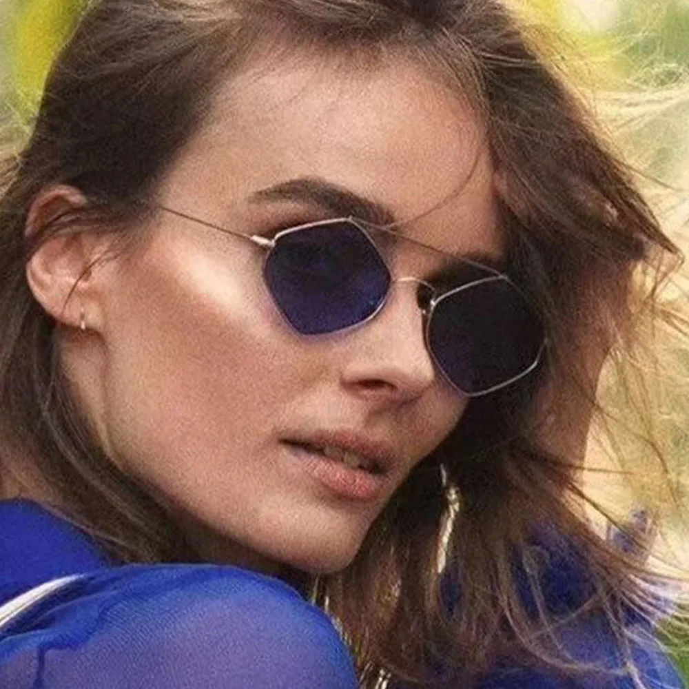 Мужские и женские солнцезащитные очки в оправе ромба Винтажные Солнцезащитные с