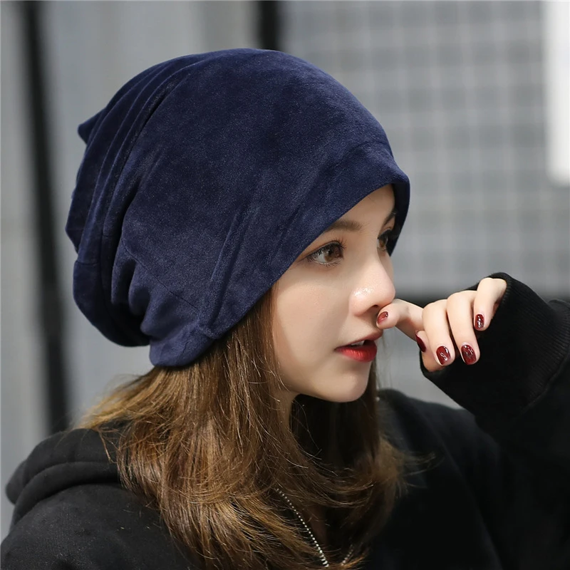 Повседневная шапка «конский хвост» для женщин и мужчин, Skullies& Beanie, Осень-зима, бархатные теплые лыжные шапки, шапка